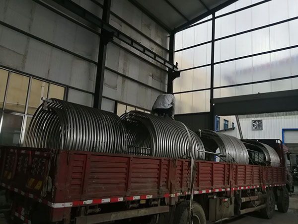 钛材盘管装车
